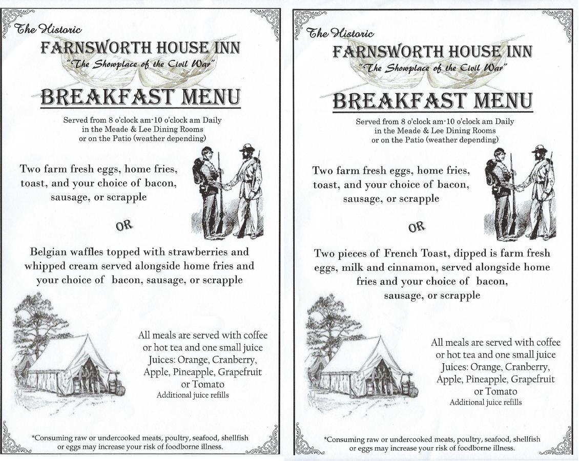 Farnsworth House Inn Gettysburg Kültér fotó